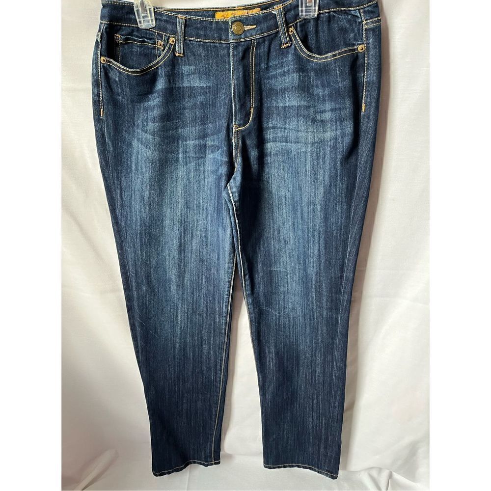 Seven7 Premium Straight Leg Stretch Jeans Medium Wash Women’s Size 12